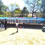 स्टेडियम में बन रहा