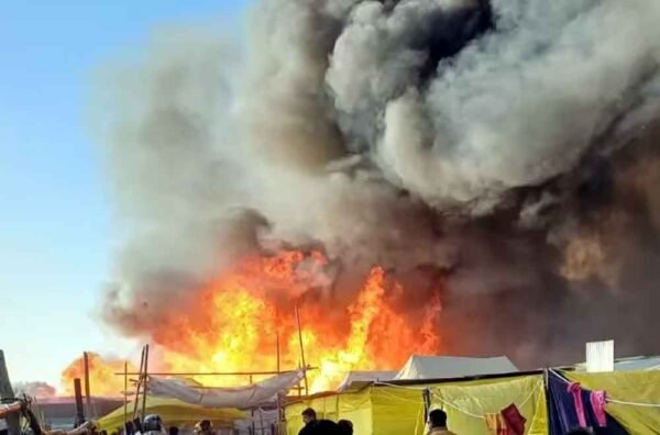 महाकुंभ में आग की भयावह घटना: