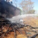 आग से अनाज