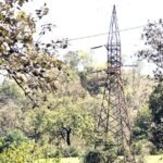 खेतों के बीच लगे हैं कई हाईटेंशन