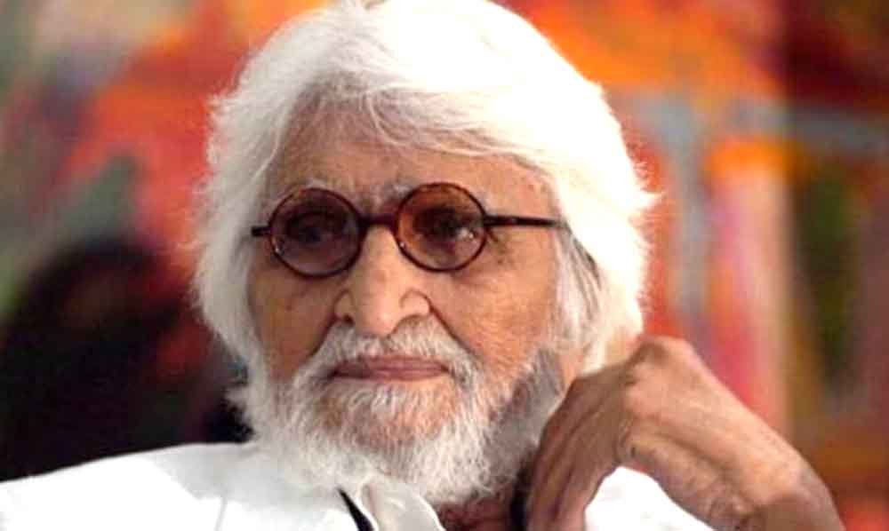 प्रसिद्ध चित्रकार एमएफ हुसैन की पेटिंग