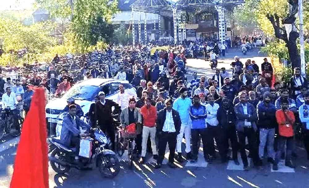 मध्य प्रदेश में श्रमिकों के महंगाई