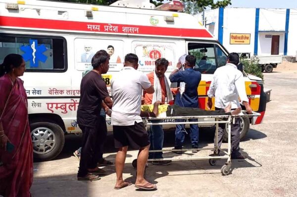 रिवर्स लेते समय पिकअप वाहन की