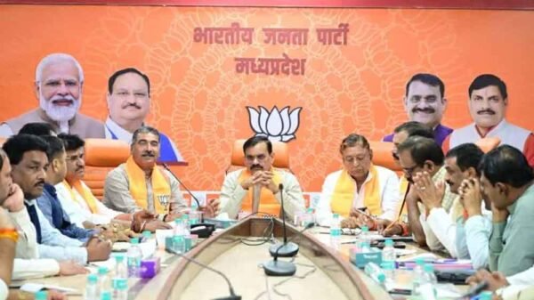 मध्यप्रदेश में बीजेपी का एक्शन