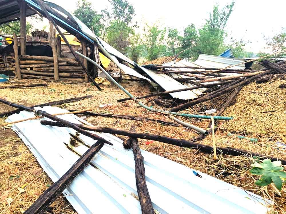 आंधी-तूफान से