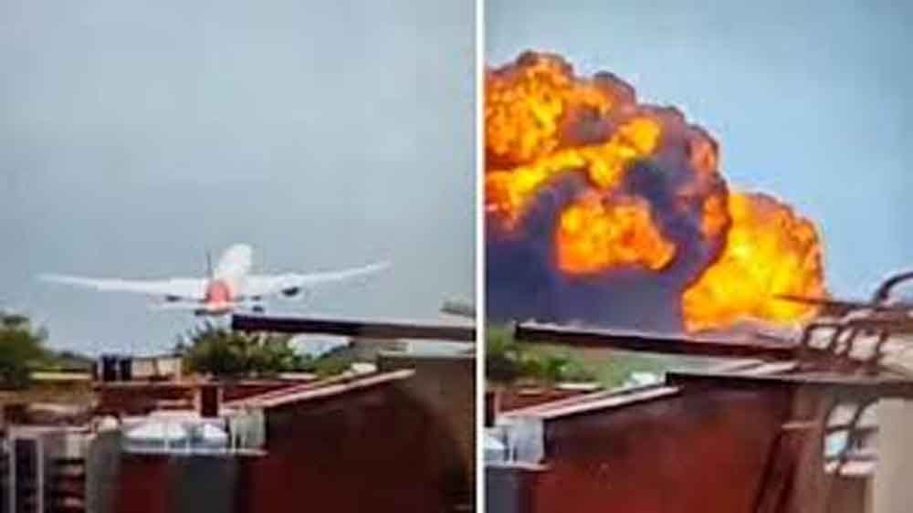 अहमदाबाद विमान हादसे में 'हवा में तबाही