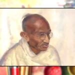 गांधी जी की ऐतिहासिक ऑयल पेंटिंग 1.7