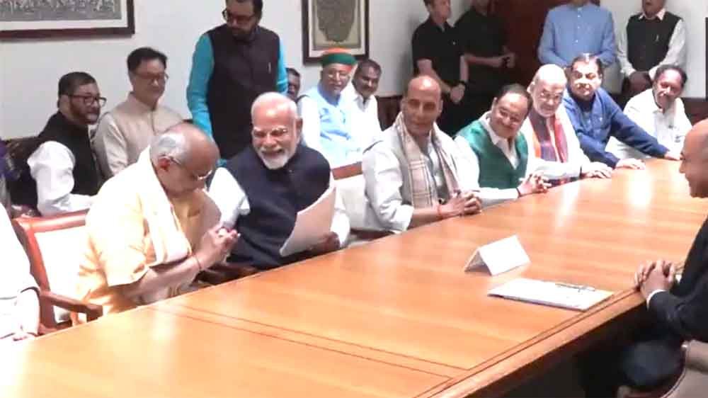 सी.पी. राधाकृष्णन ने उपराष्ट्रपति पद