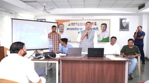 मध्यप्रदेश कांग्रेस की जिला अध्यक्षों की