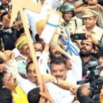 किसान बचाओ आंदोलन में कांग्रेस नेताओं