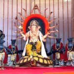 समुद्र मंथन के रूप में विराजे गणपति