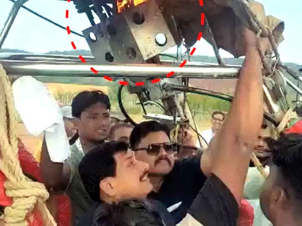 गांधीसागर फेस्टिवल में हॉट एयर बैलून