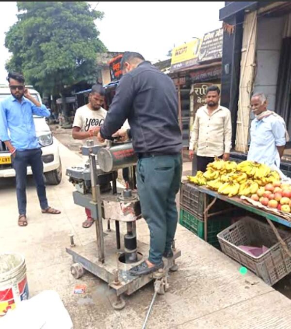 वाइट टॉपिंग सड़क का कराया