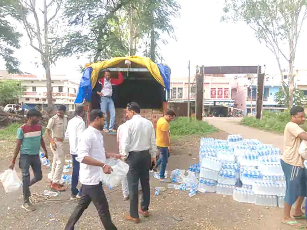 28.46 लाख की अवैध शराब समेत