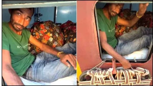 ट्रेन के वॉशरूम को बना डाला ‘पर्सनल