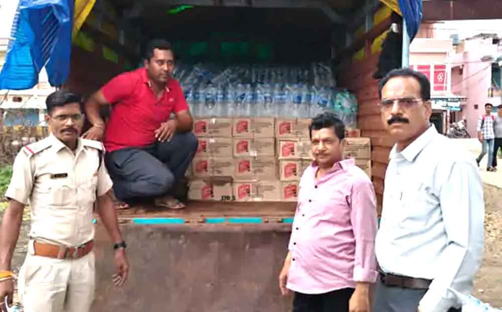 पुलिस की बड़ी कार्यवाही: 275 पेटी