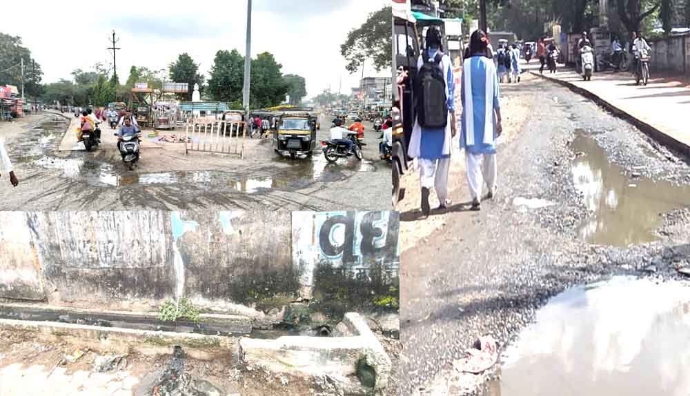 जेल के सैप्टिक टैंक के गंदे पानी का