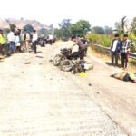 बाइकों की भिड़ंत में एक