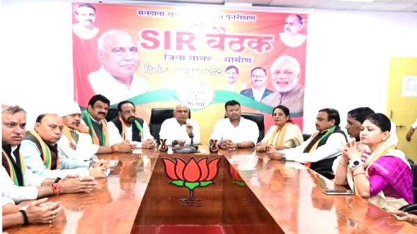 भाजपा का शक्ति प्रदर्शन: खंडेलवाल के दौरे