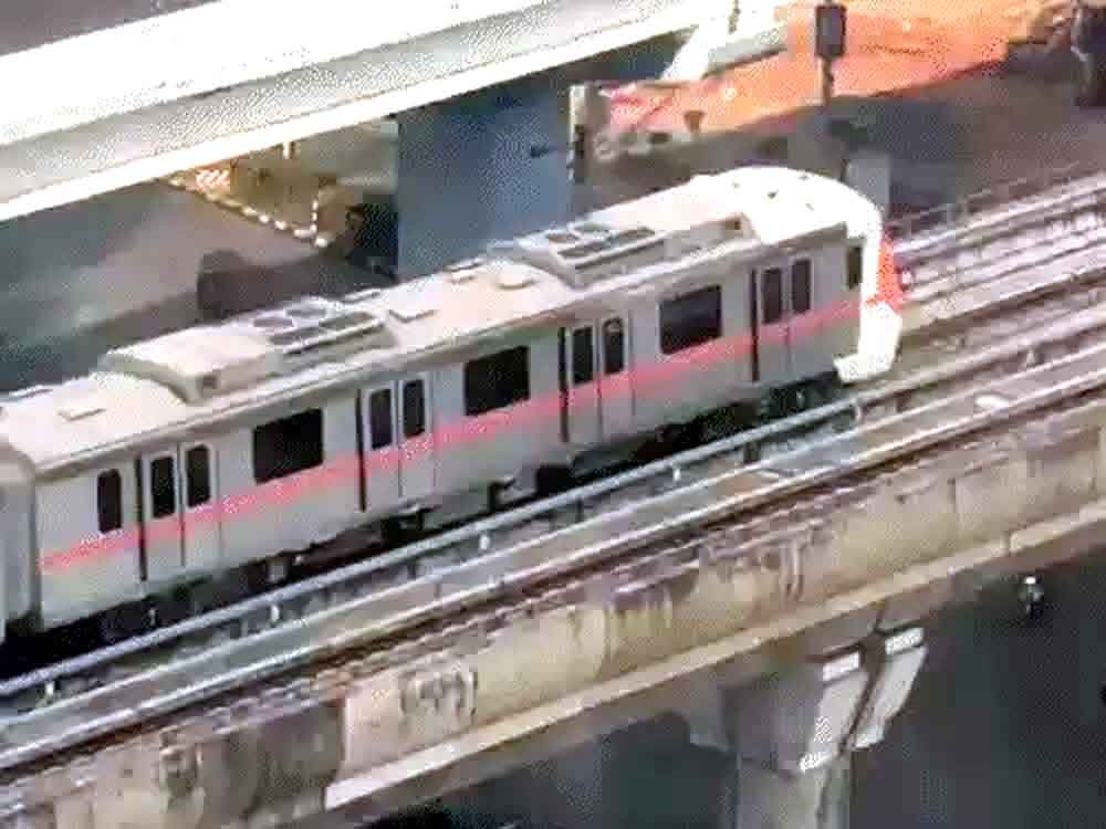 भोपाल में पहली बार मेट्रो का कमर्शियल रन,