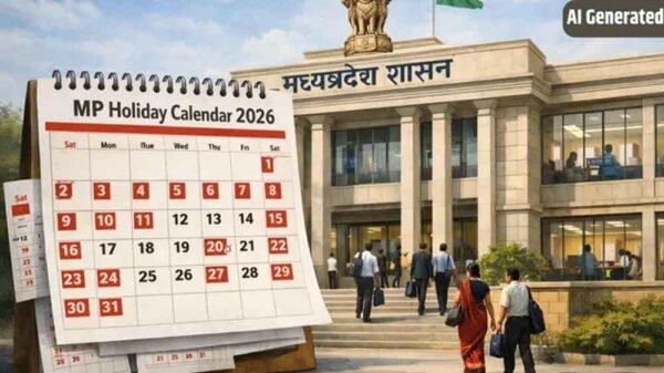 एमपी सरकार का 2026 का अवकाश