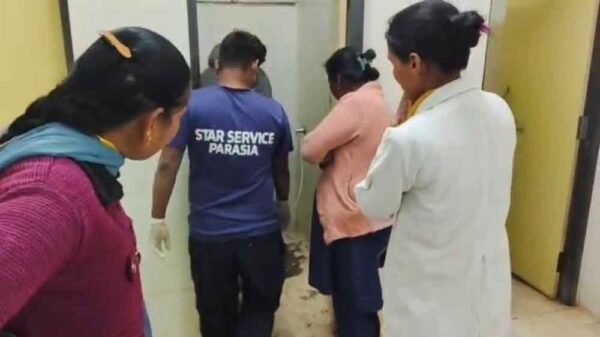 सिविल अस्पताल के लेडीज टॉयलेट