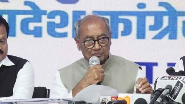 दिग्विजय सिंह ने राज्यसभा की तीसरी