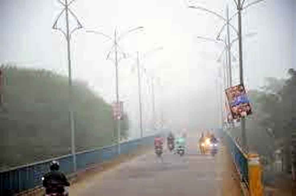 कड़ाके की ठंड और घने कोहरे से