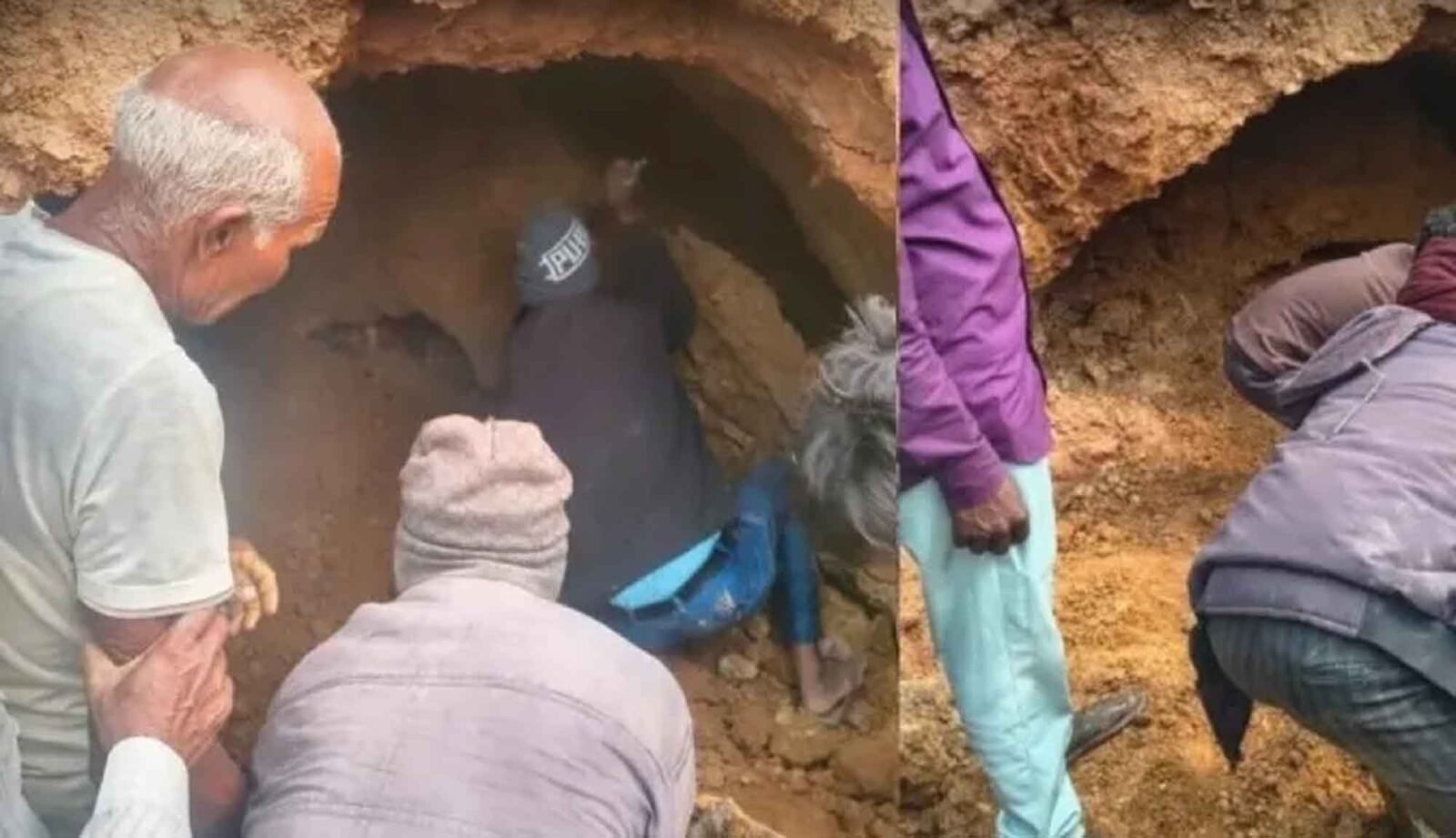 मिट्टी की खदान धंसी, दो बच्चियों समेत