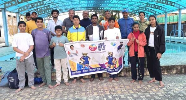 राज्य स्तरीय स्विमिंग प्रतियोगिता के