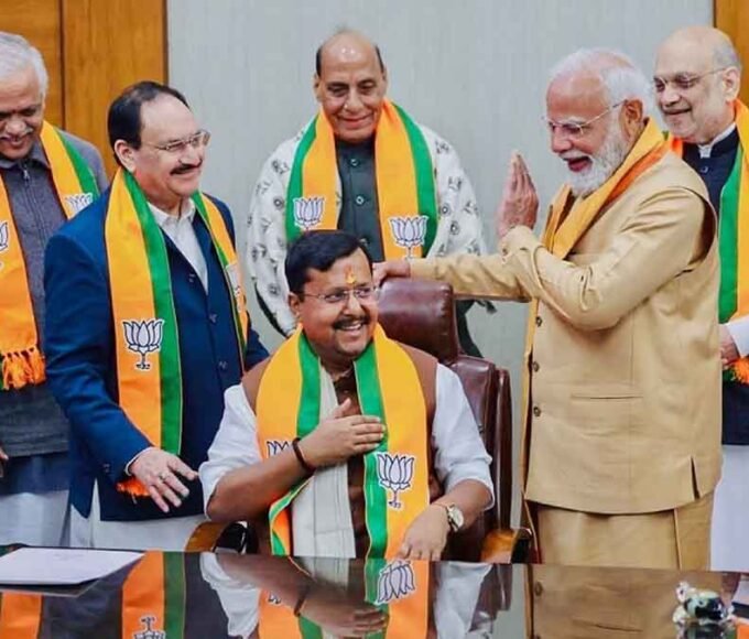 नितिन नवीन बने भाजपा के राष्ट्रीय