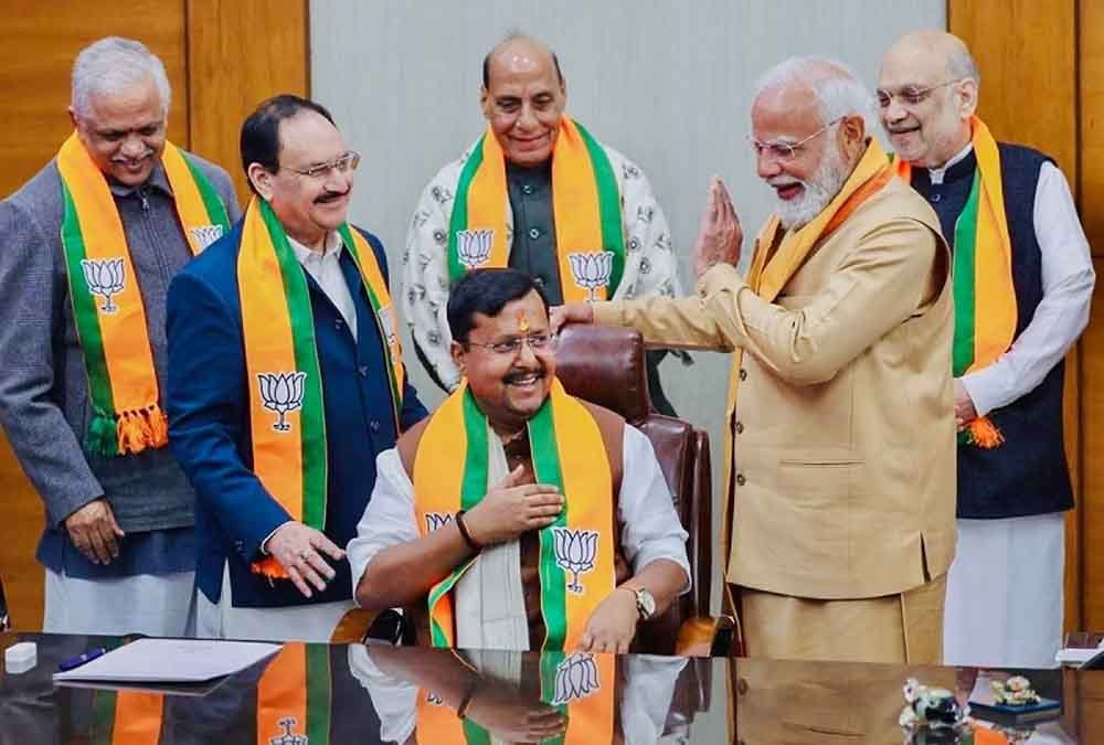 नितिन नवीन बने भाजपा के राष्ट्रीय