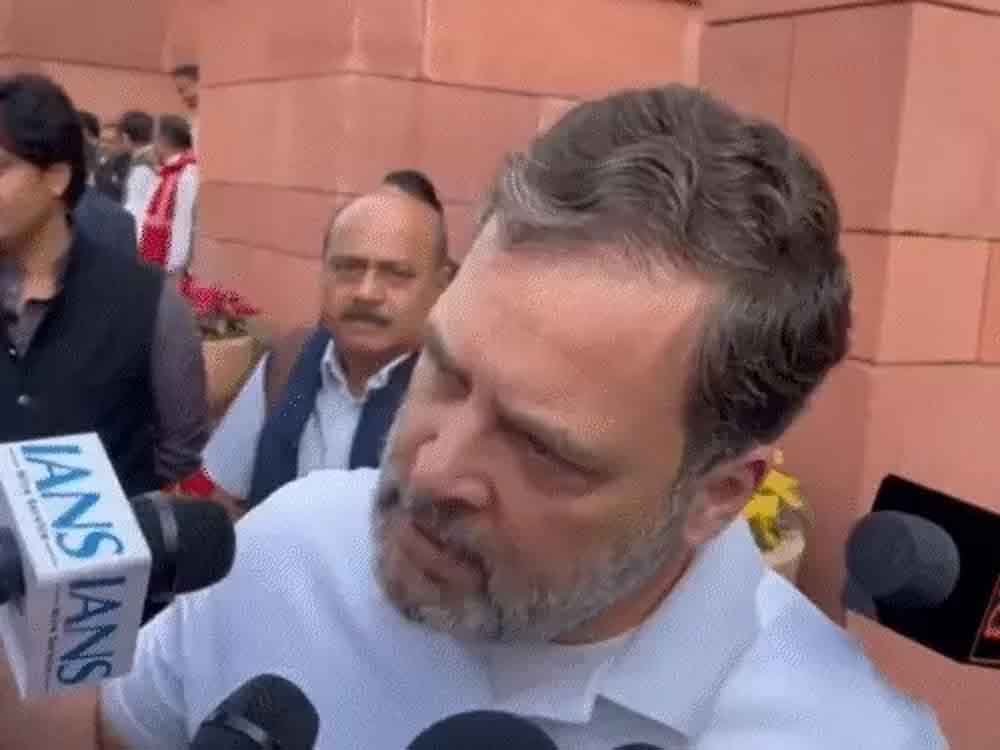 लोकसभा में हंगामा, राहुल गांधी–