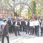 अधिवक्ता की हत्या के विरोध में