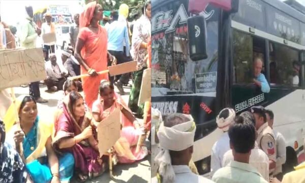 सीसी रोड और पानी की समस्या पर