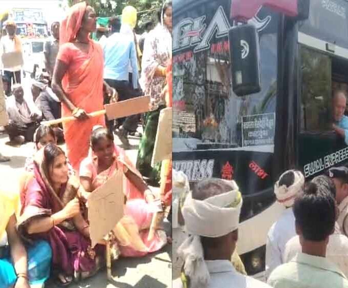 सीसी रोड और पानी की समस्या पर