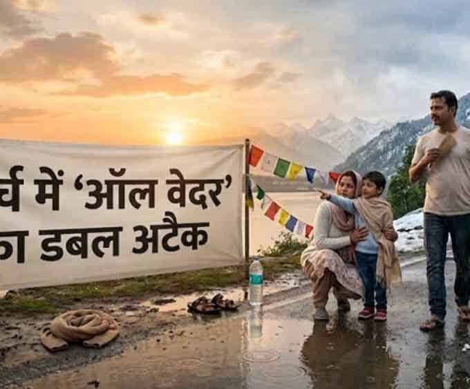 मार्च में बदला मौसम का मिजाज: ठंड की