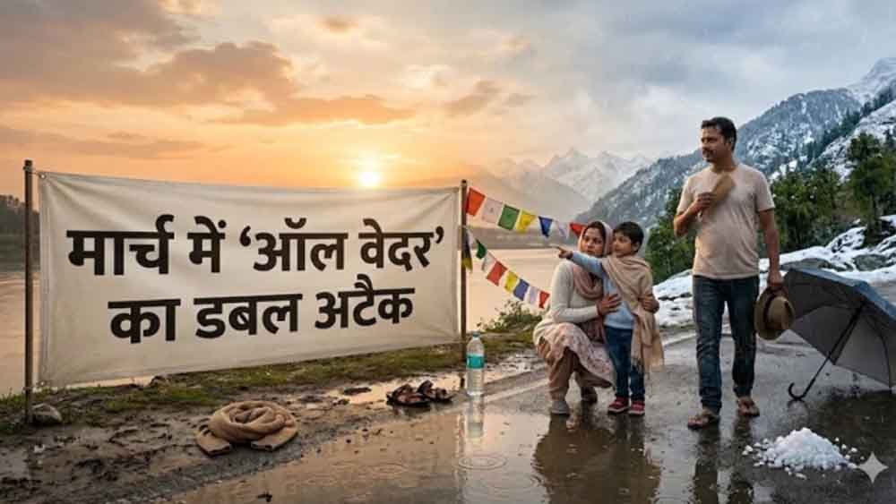 मार्च में बदला मौसम का मिजाज: ठंड की