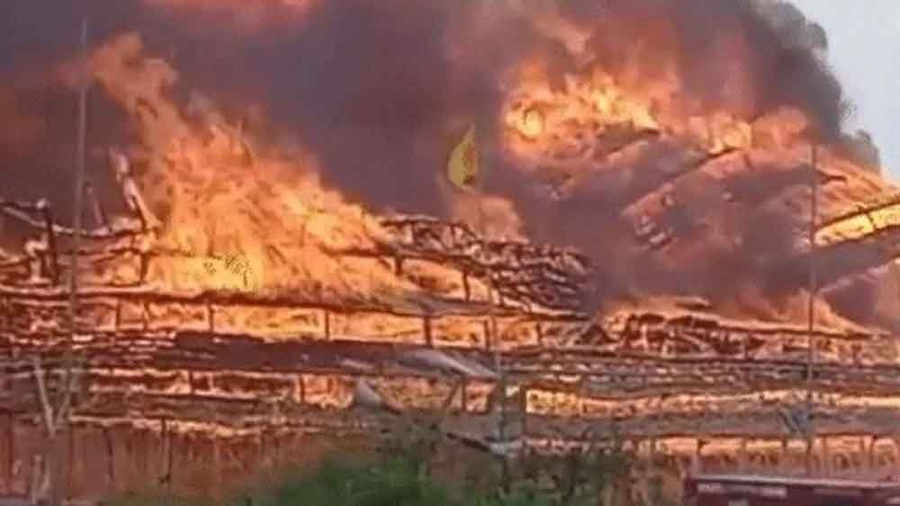 अयोध्या में महायज्ञ के दौरान भीषण