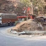 बरेठा घाट में NH-46 फोरलेन को