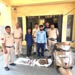 पानी की मोटर चोरी करने वाले दो